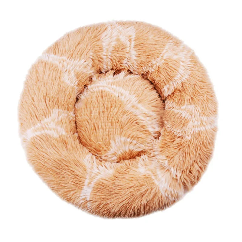 Round Plush Pet Bed