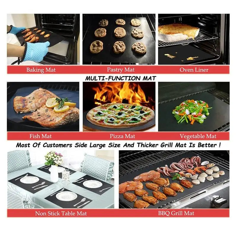 2-Piece Reusable Non-Stick Oven & Grill Liners