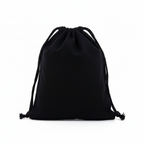 Reusable White Cotton Drawstring Bags