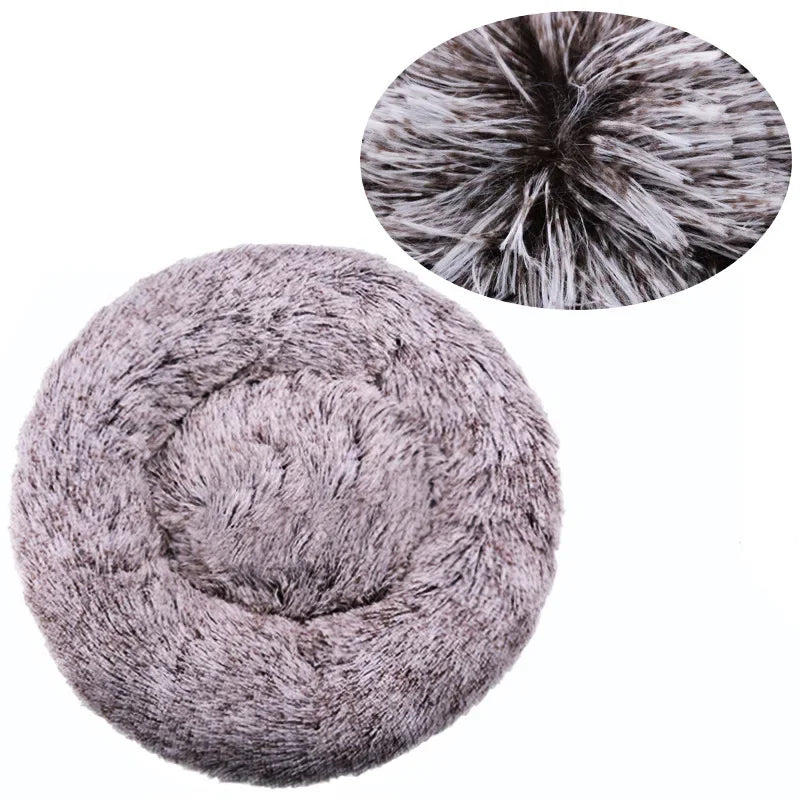 Round Plush Pet Bed