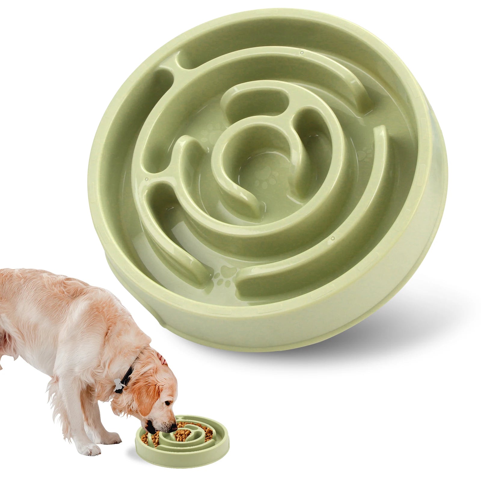 Non-Slip Anti-Gulping Pet Feeding Dish