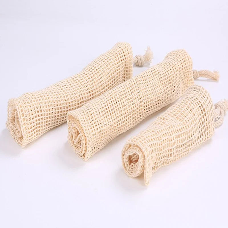 3-Pack Reusable Cotton Mesh Produce Bags