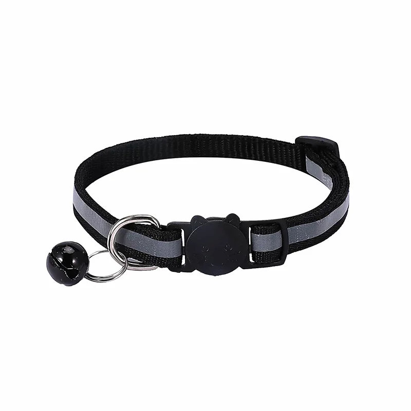 Reflective Breakaway Cat Collar with Bell