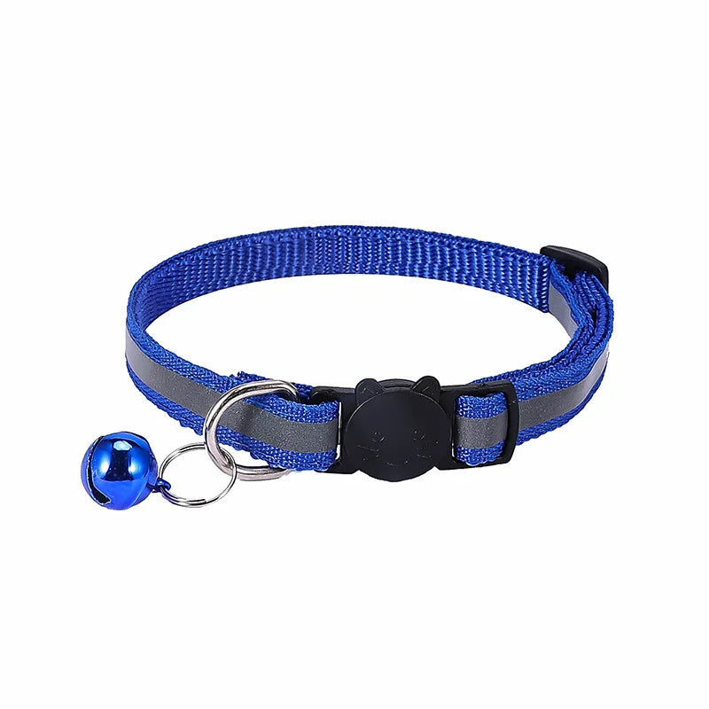 Reflective Breakaway Cat Collar with Bell