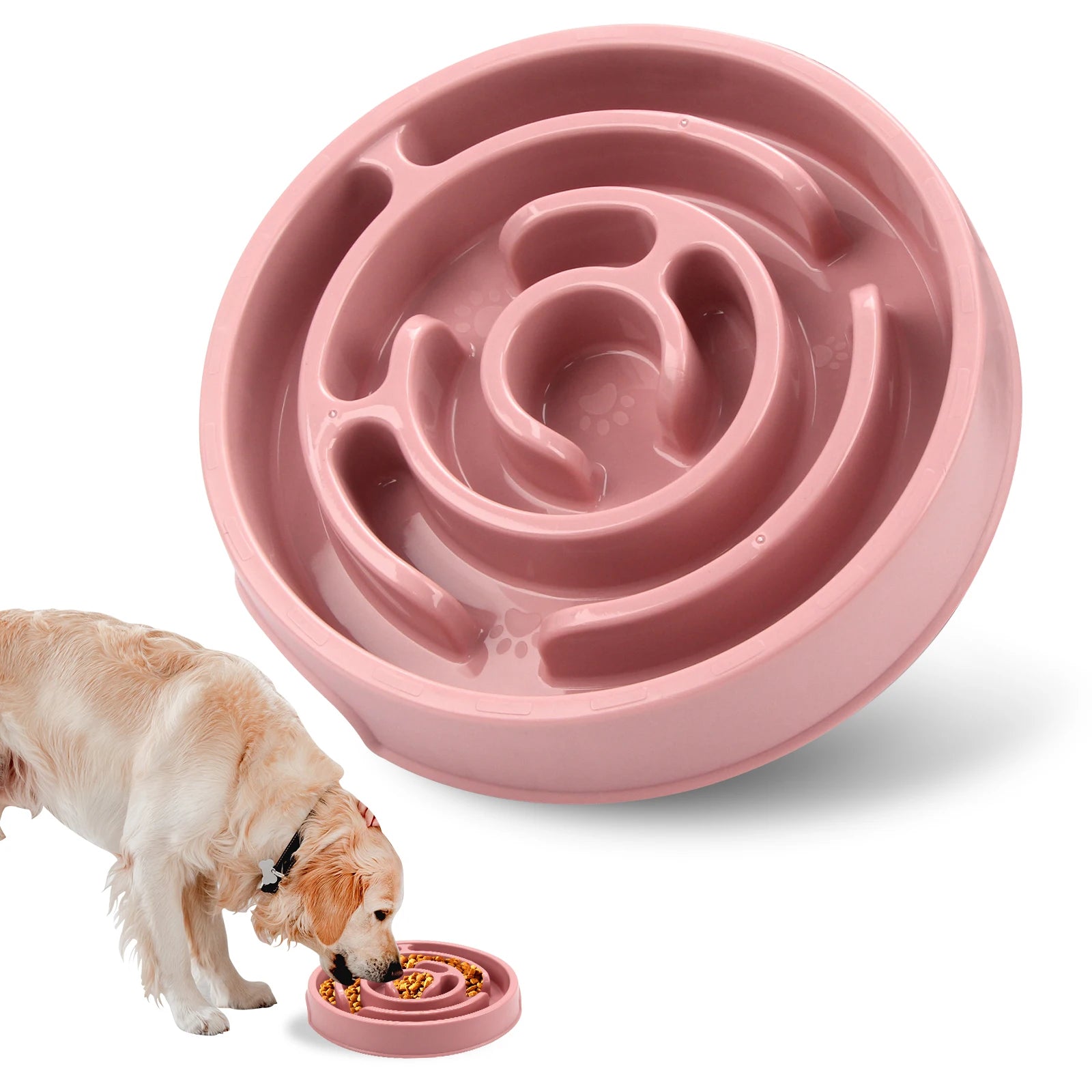 Non-Slip Anti-Gulping Pet Feeding Dish