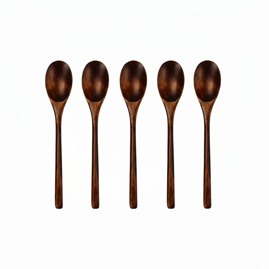5-Piece Wooden Spoon