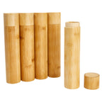 Bamboo Toothbrush Storage Tube