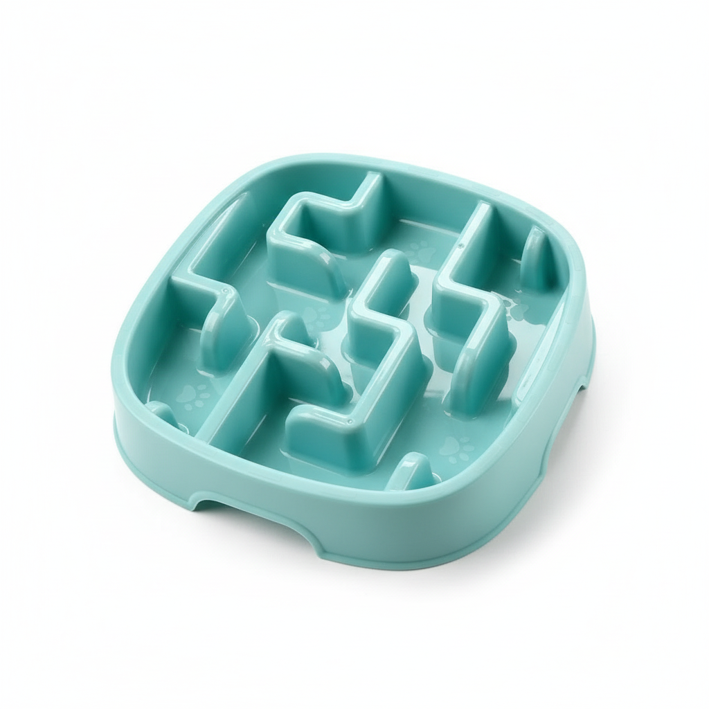 Non-Slip Anti-Gulping Pet Feeding Dish