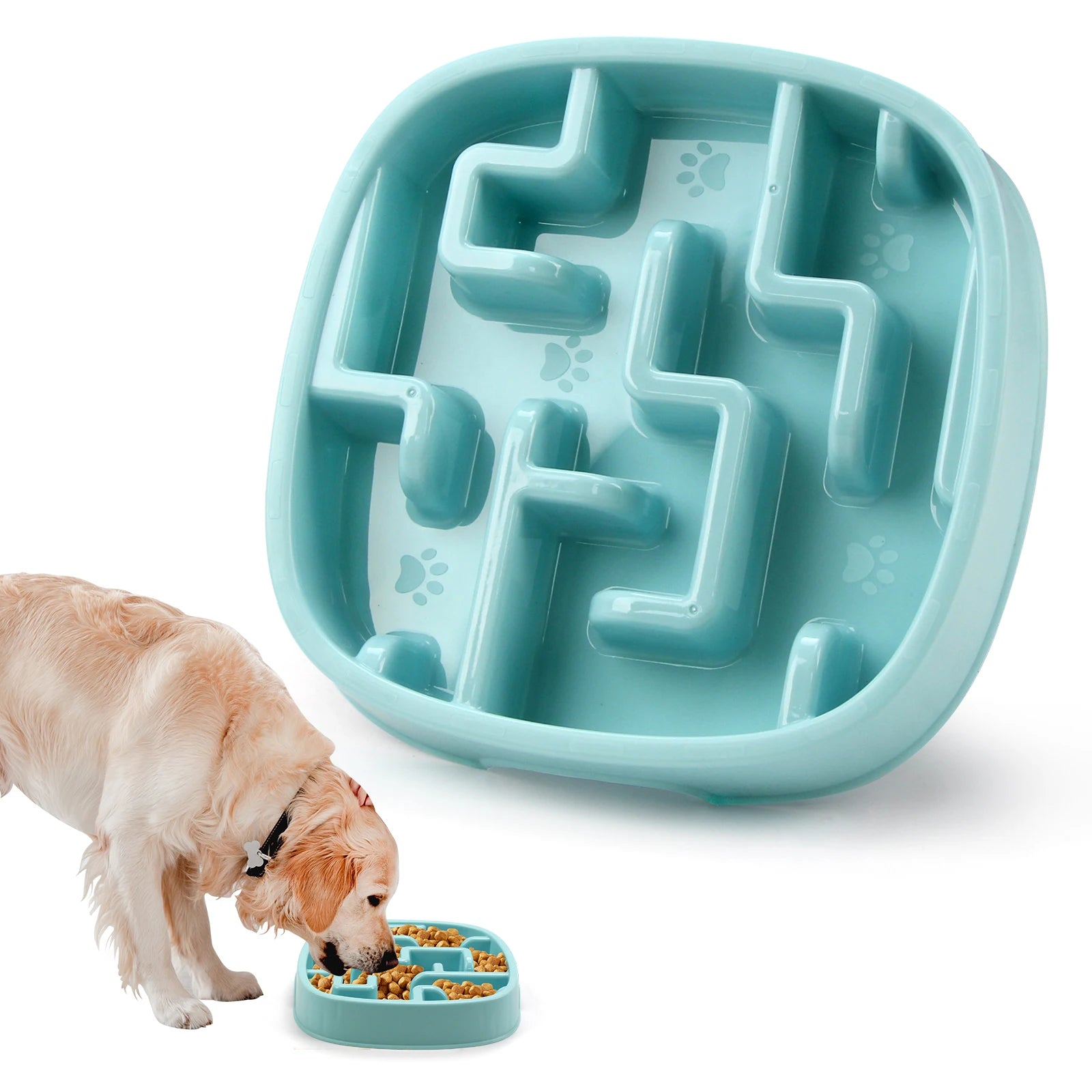 Non-Slip Anti-Gulping Pet Feeding Dish