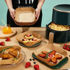 50-Pack Air Fryer Silicone Paper Liners