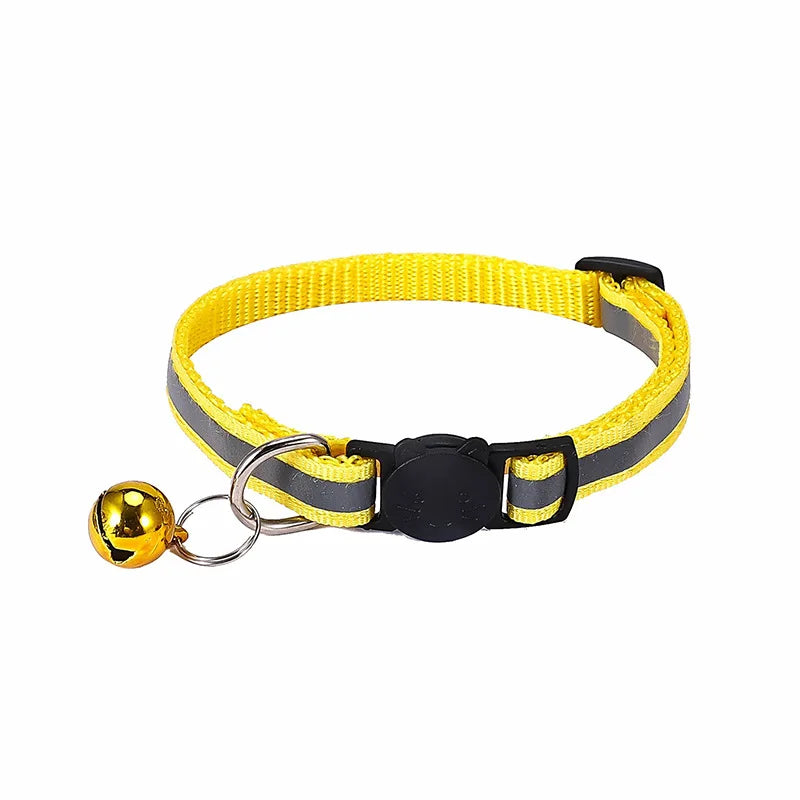 Reflective Breakaway Cat Collar with Bell
