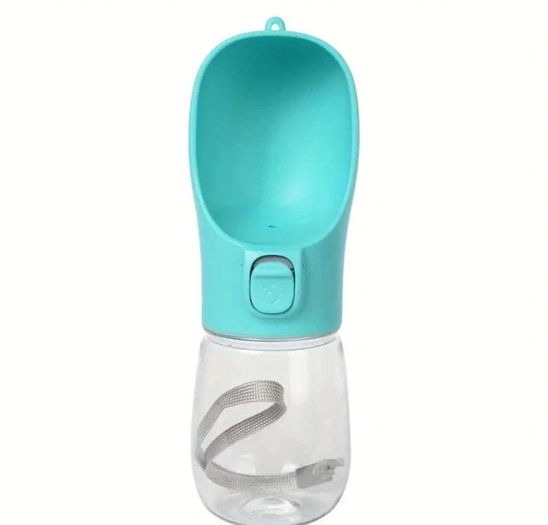Portable Pet Water Bottle With Food Container