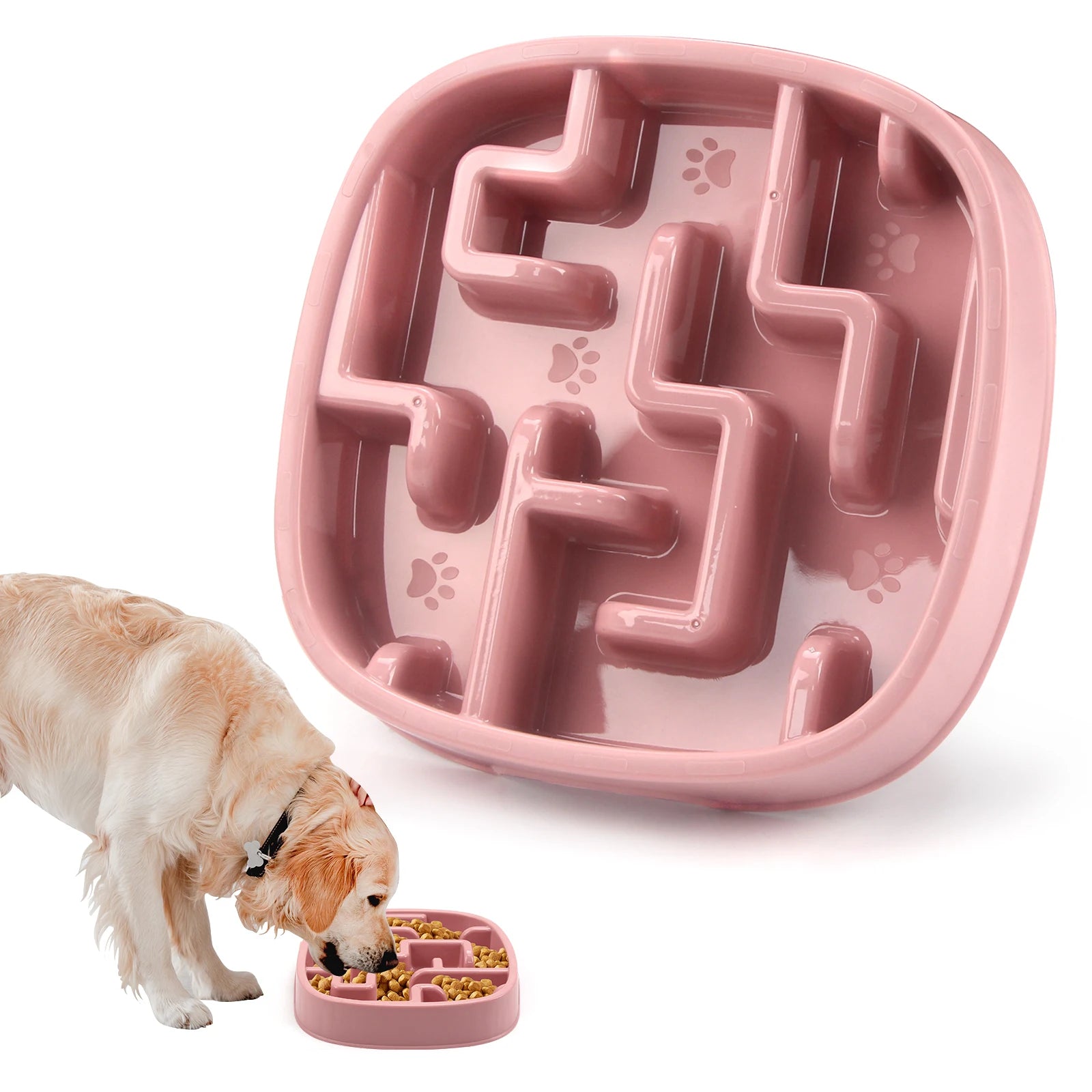 Non-Slip Anti-Gulping Pet Feeding Dish