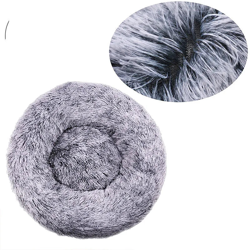 Round Plush Pet Bed