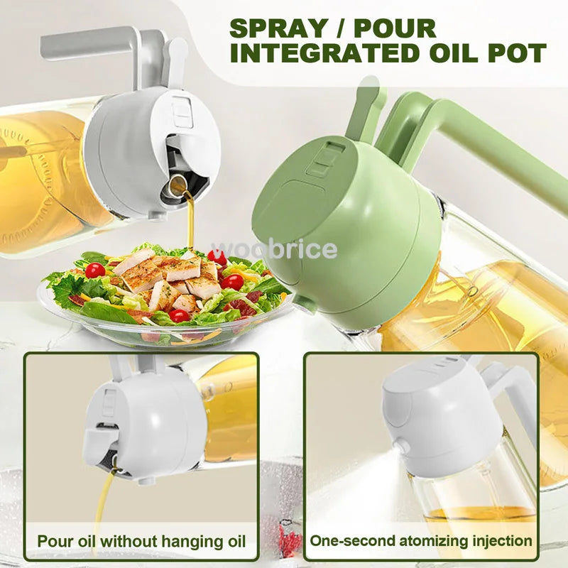 2-in-1 Kitchen Oil Sprayer & Dispenser