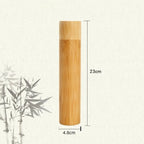 Bamboo Toothbrush Storage Tube