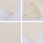 Reusable White Cotton Drawstring Bags